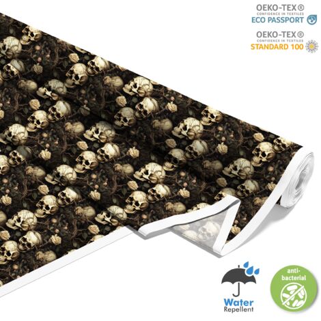TESSUTI DECORATIVI PER ESTERNI OXFORD - Motivo Teschio I DX4111 (1/5)