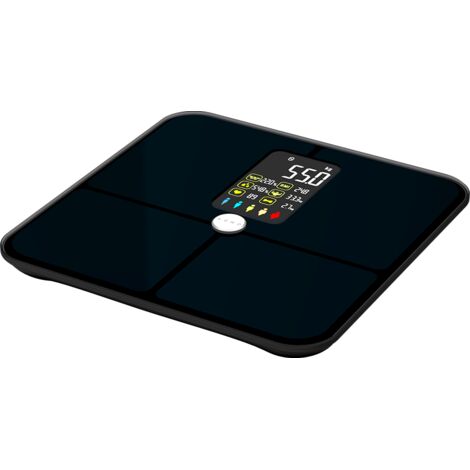 Bilancia pesapersone intelligente AENO BS2S, 16 misure corporee, fino a 180 kg, display colorato
