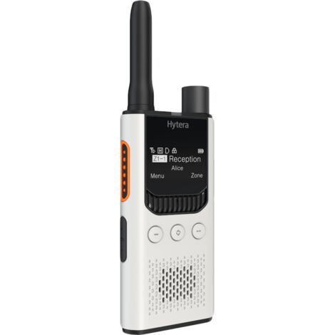 HYTERA DMR+radio analogica HYT-S35, UHF 400-470 MHz, 2200 mAh, BT V 5, Bianco (1/3)