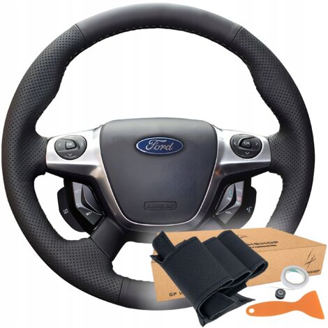 MEWANT Coprivolante In Ecopelle Per Tesla Model 3 (2019-2023) E Model Y (2021-2023), Nero Con Cuciture Rosse, Traspirante, Da Cucire A Mano, Anti-scivolo