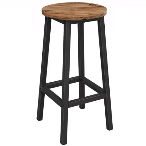 Sgabello da bar in ontano per cucina, sala da pranzo, 32x32x65 Begryf (1/5)
