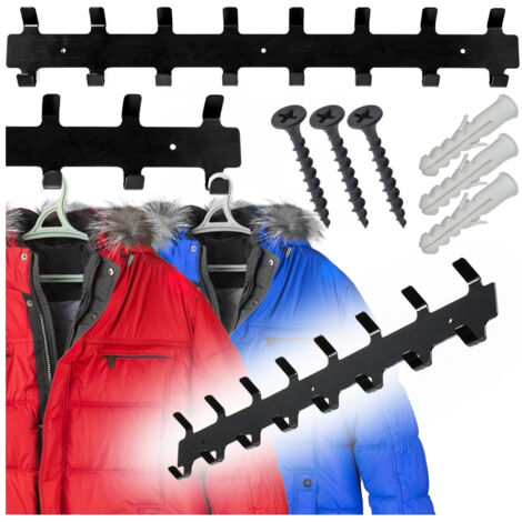 OWIJI Indossatore Appendiabiti Legno Faggio Naturale Rotelle Servo Muto Doppio Dimensioni 45 x 30 x 95 cm Appendiabiti Vestiti Camera Letto | Leroy Merlin