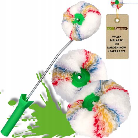 RULLO PER VERNICIARE GLI ANGOLI RULLO PER ANGOLI RULLO PER ANGOLI + 2 MATERIALI (1/5)