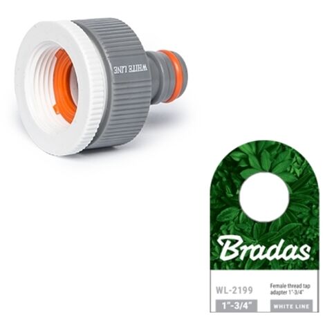 RACCORDO RAPIDO PER RUBINETTO 1 X 3/4 BRADAS IN PLASTICA (1/4)