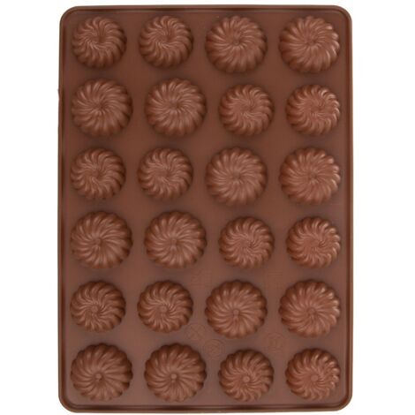 Stampo da forno in silicone marrone per biscotti e biscotti di pasta frolla SILLINIE ORION 151730 (1/5)