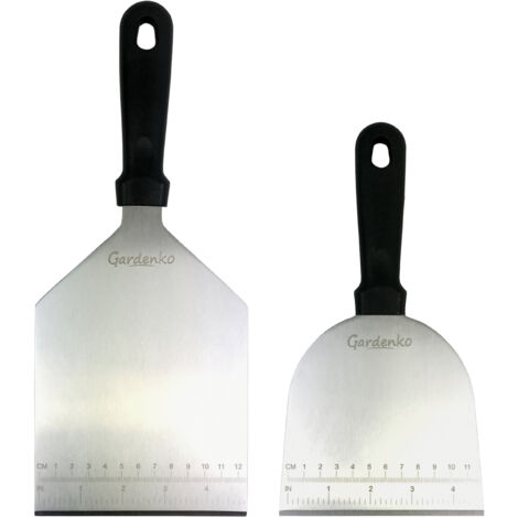 Set Di 9 Spatole In Acciaio Inossidabile, Set Di Accessori Professionali Per Piastra Per Barbecue Set Di Utensili Per Spatola Per Barbecue 98835771