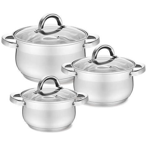 Set di 6 pentole (1,8 l, 2,5 l, 3,5 l)  Maestro MR-3522-6M