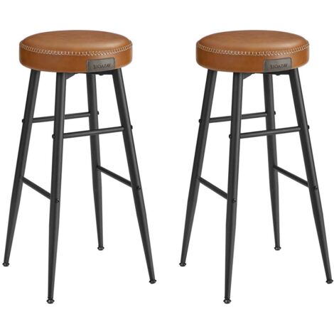 Sgabello marrone per cucina, bar o soggiorno, moderno BEGRYF 33x33x76 (1/5)