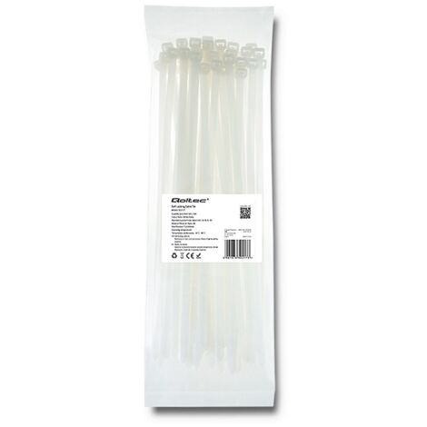 Fascette fermacavi Qoltec 7,2300mm 50 pezzi Nylon66 UV Bianco (1/5)