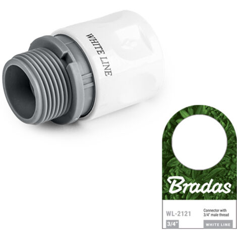 Connettore rapido per linea bianca Bradas WL-2121 GZ 3/4"" (1/2)