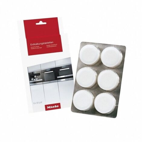 Pastiglie decalcificanti Miele per macchine da caffè, bollitore decalcificante KRUPS, 6 pz.