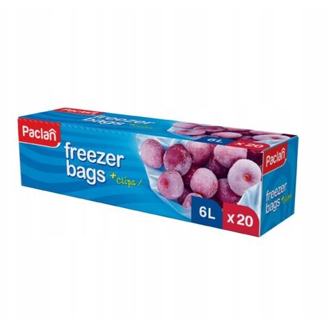 Sacchetti per alimenti surgelati Paclan 6l 20 pezzi 451031