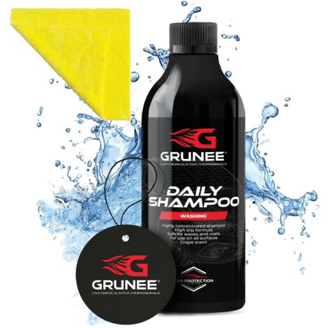 Shampoo quotidiano GRUNEE 0,5L + shampoo per autolavaggio GRATUITO (1/2)