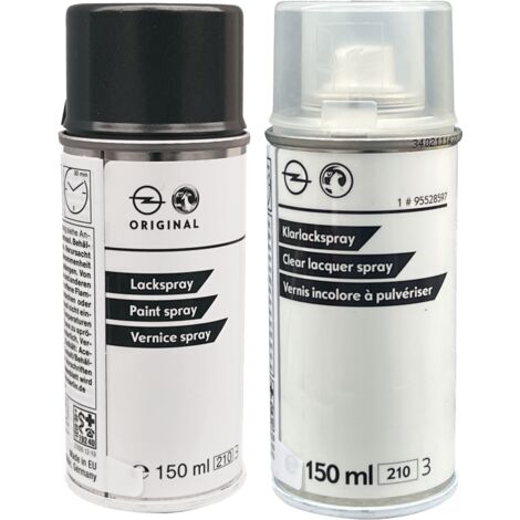 Vernice originale per OPEL Z190 Set 2x150ml Spray Phantom Grey Mica Met.