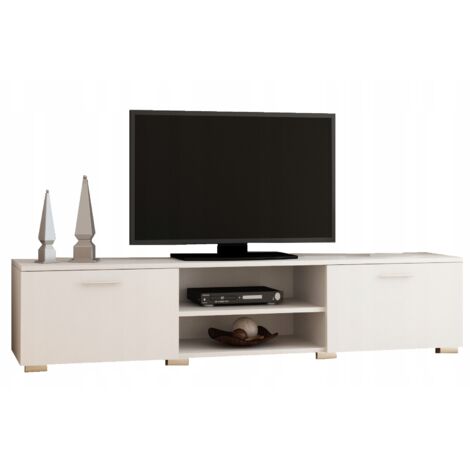 Moderno e bellissimo TAVOLO TV 150 BIANCO ROMA (1/4)