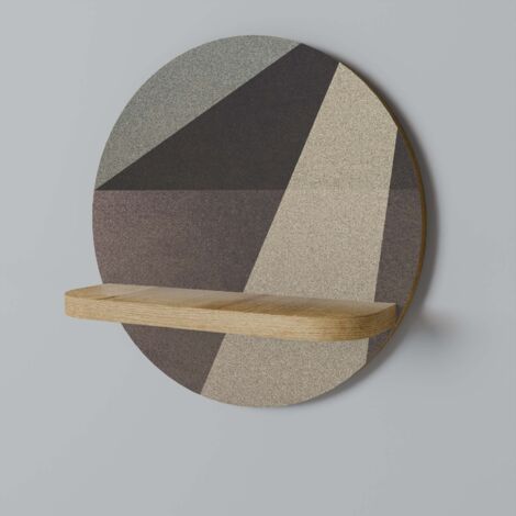 Mensola rotonda BEIGE GEOMETRY (1/5)