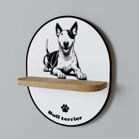BULL TERRIER Mensola ovale (1/5)