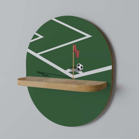 FOOTBALL ACTION Mensola ovale (1/5)