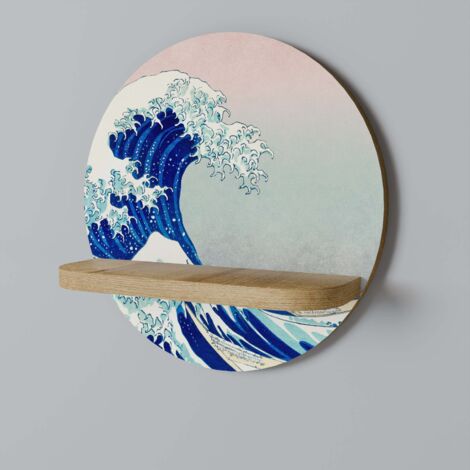 Mensola rotonda THE GREAT WAVE (1/5)