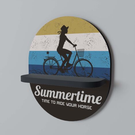 Mensola ovale SUMMERTIME nera (1/5)