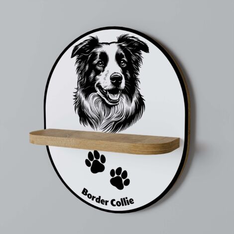 BORDER COLLIE Mensola ovale (1/5)