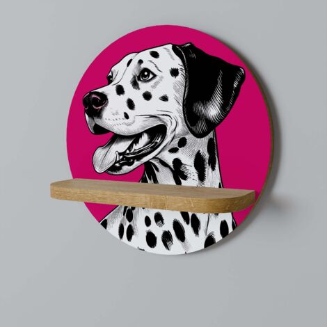 DALMATIAN SMILE Mensola rotonda (1/5)