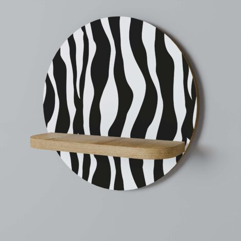 Mensola rotonda ZEBRA ECHOES (1/5)