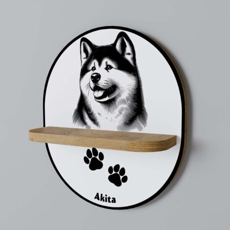 Mensola ovale AKITA DOG (1/5)