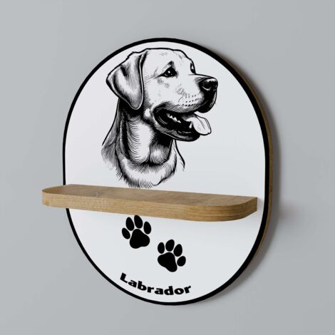 Mensola ovale LABRADOR DOG (1/5)