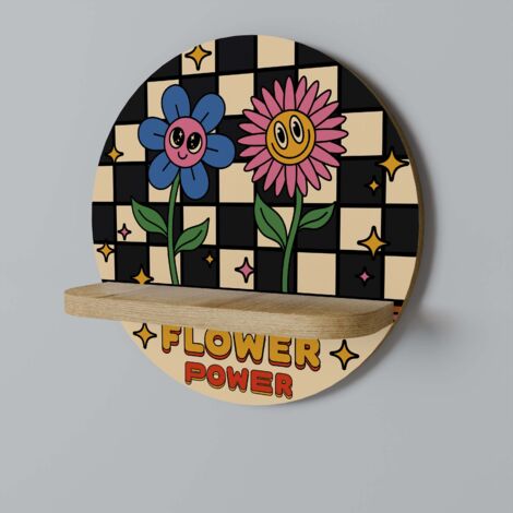 FLOWER POWER Mensola rotonda (1/5)