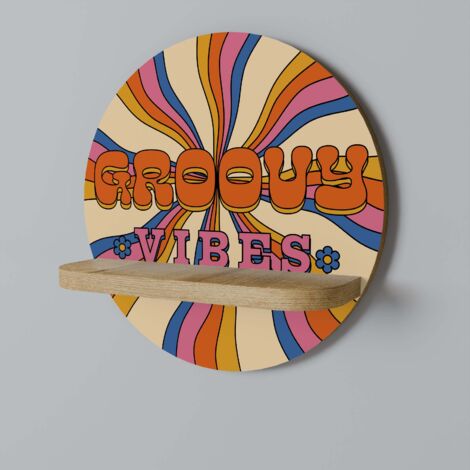 Mensola rotonda RADIANT GROOVY VIBES (1/5)