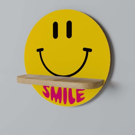 Mensola rotonda KEEP SMILING (1/5)