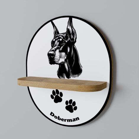 Mensola ovale DOBERMAN DOG (1/5)