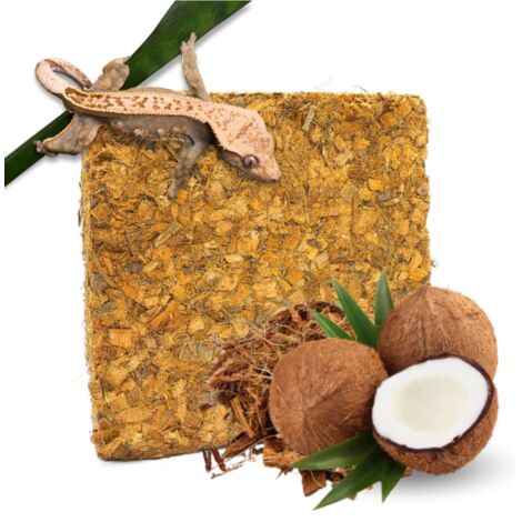BioCoco Husk Bricchette di substrato di cocco in scaglie da 4,5 kg senza pellicola per terrario (1/5)