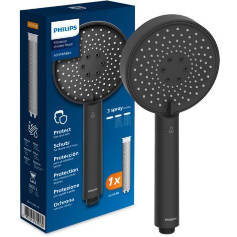 Soffione doccia PHILIPS ASH1516BK/10 nero