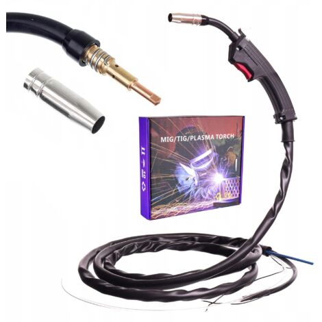 Torcia per saldatura 4m SGA TW14 MK14 con VALVOLA GAS per saldatrice MIG MAG