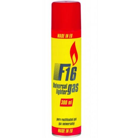 Gas universale per ricarica accendini F16 300 ml Bombola grande