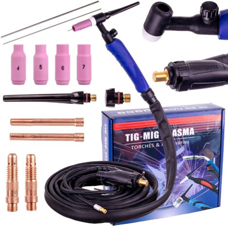 Torcia per saldatura TIG LIFT SR-17V Cavo valvola 4m Spina 35-50 Saldatrici