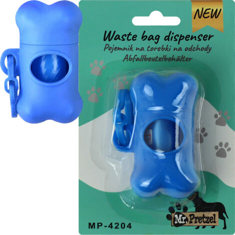 Contenitore per sacchetti per escrementi di cane, rotolo da 15 Mr. Pretzel (1/4)