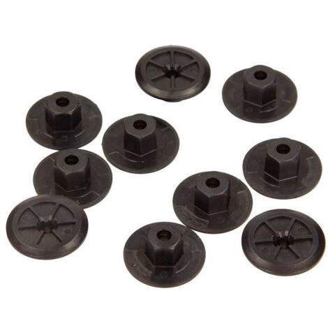 100 Clip Dadi In Plastica 4mm Per Auto - Fissaggi Parafango E Rivestimenti, OEM 2019900050