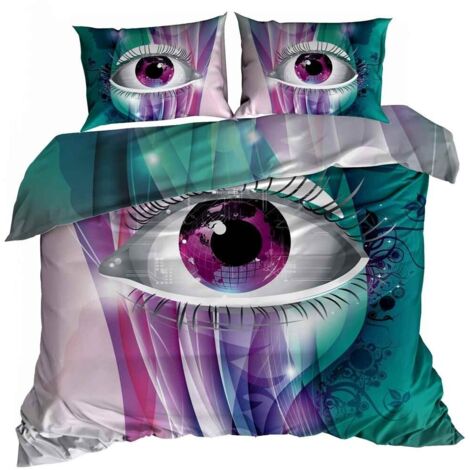 Biancheria da letto in raso di cotone 3D 160x200cm OKO