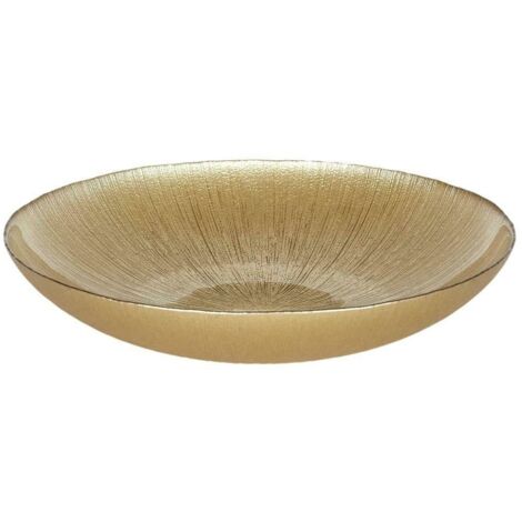 Dore CIOTOLA 30cm ORO VETRO scintillante glamour (1/4)