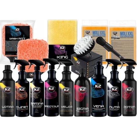 K2 PRO SET DI COSMETICI E ACCESSORI PROFESSIONALI PER AUTO XXL (1/5)