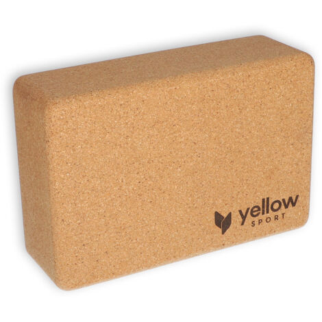 yellowBLOCK Yoga Cork Yoga Cube - Accessori per lo yoga