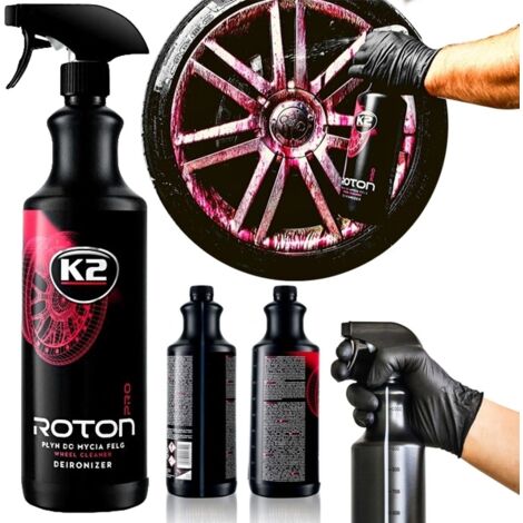 K2 ROTON PRO 1L GEL LIQUIDO DEFERRIZZATORE PER LA PULIZIA E LA PULIZIA DEI CERCHIONI