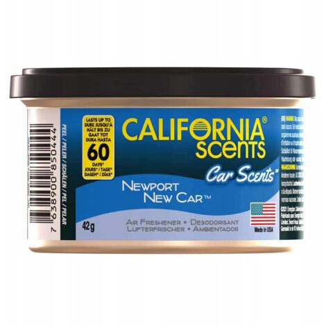 CALIFORNIA CAR SCENTS NUOVA PROFUMAZIONE PER AUTO IN LATTINA