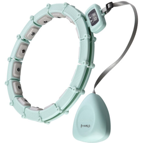 HHM14 HULA HOP VERDE CON MAGNETI E PESO + CONTATORE HMS