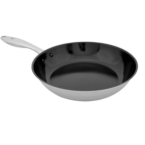 Tefal Eternal Mesh E49704 Padella In Acciaio Inox Con Rivestimento Rete AntiGraffio - Adatta A Induzione