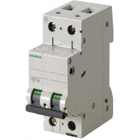 Interruttore Automatico Magnetotermico Siemens 16A 1P+N 6KA 2M 5SL6516-7 (1/2)