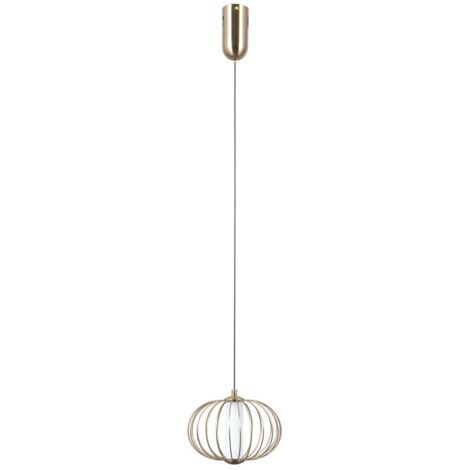 Lampada a sospensione moderna oro a sfera LED 5W Italux (1/3)